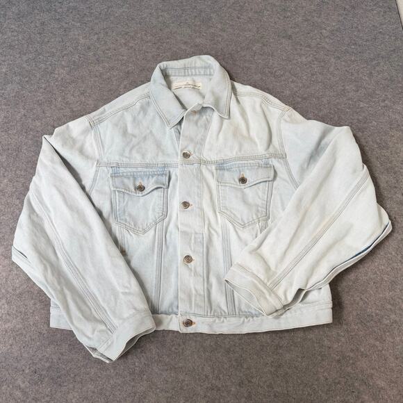 Golden Goose Deluxe Brand Lightwash Denim Cotton Jacket Made in Italy Size Med - Picture 1 of 11
